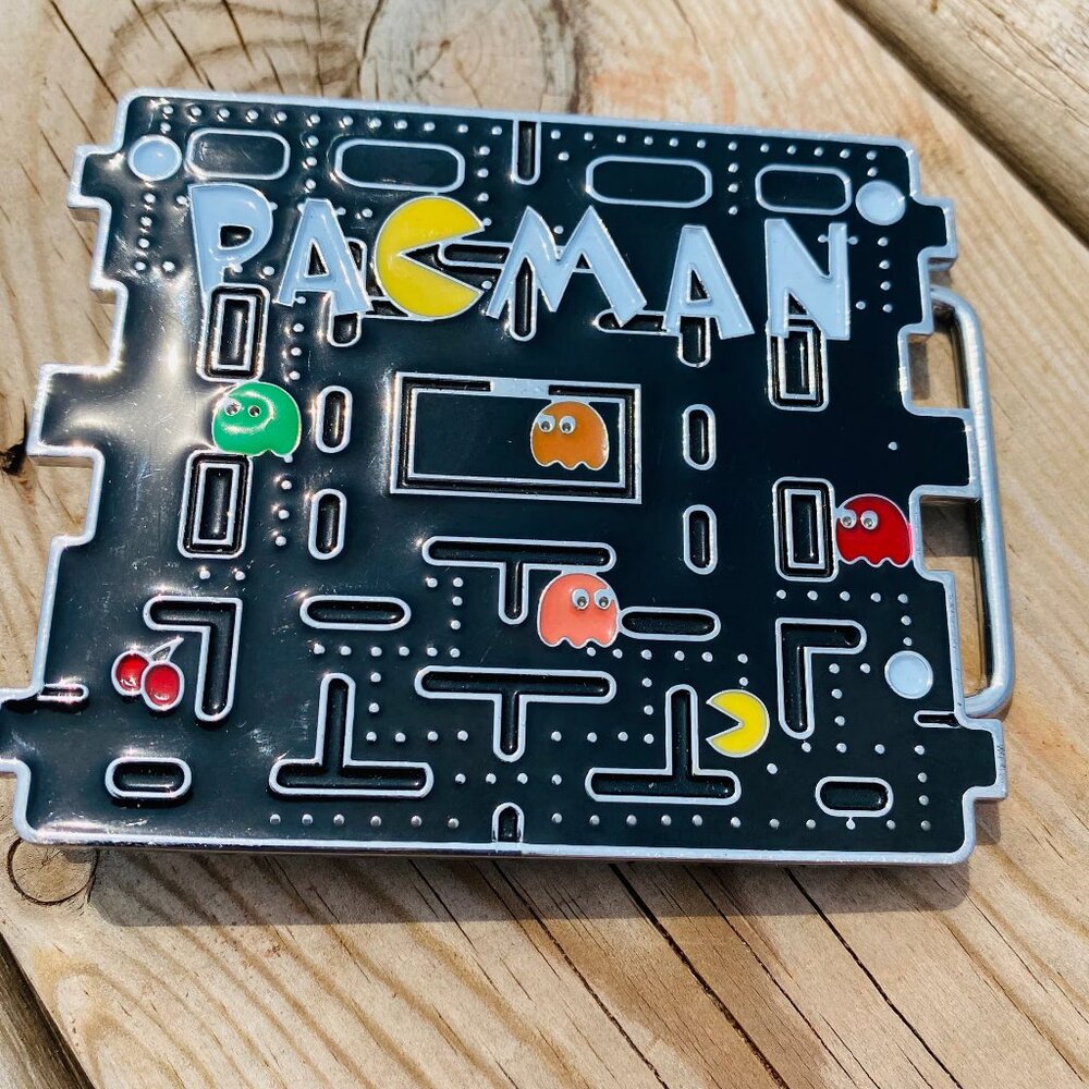 Pac-Man Belt Buckle